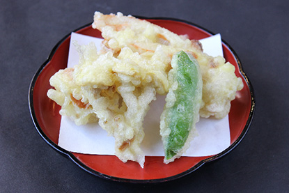 チクワと野菜のミニ天ぷら